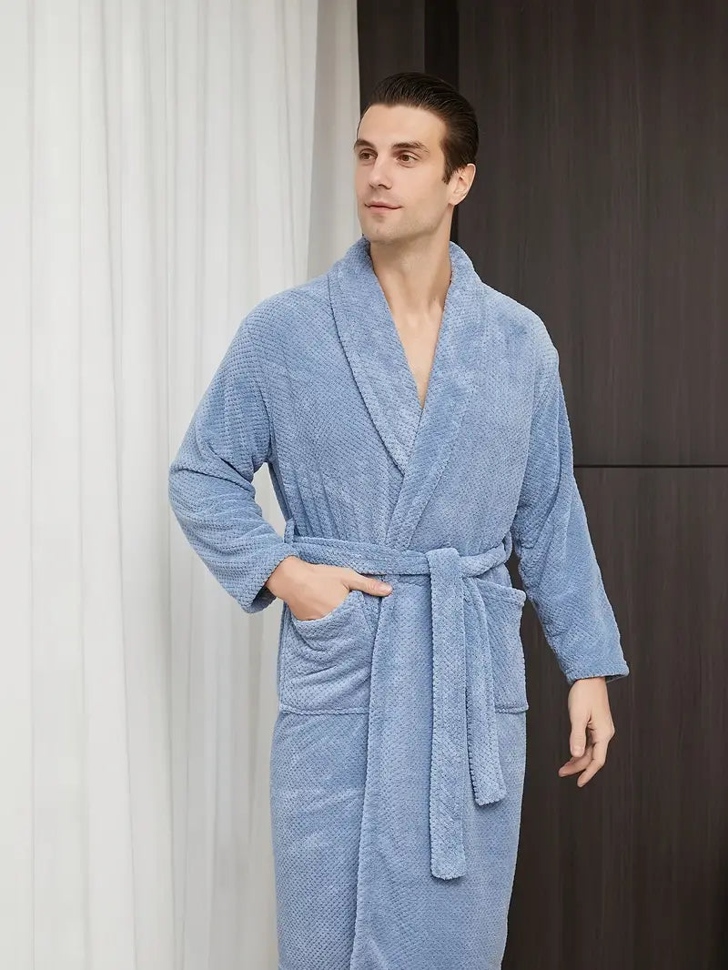 Peignoir de Bain Nid D'abeille