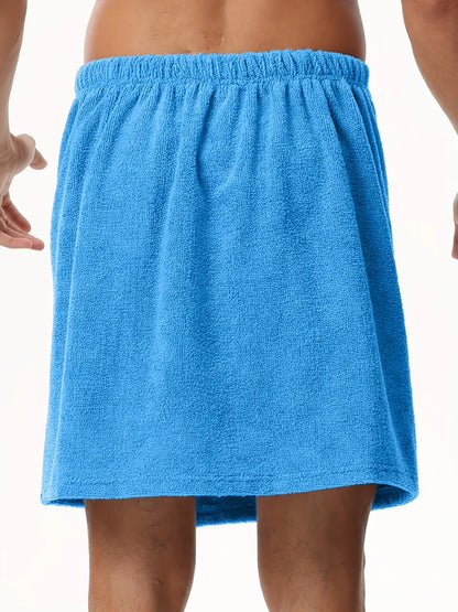 Peignoir Serviette Homme Microfibre à scratch