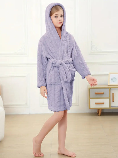 Peignoir de Bain Enfant en Tricot