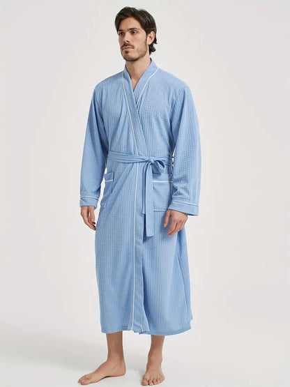 Peignoir de Bain Nid D'abeille Doux